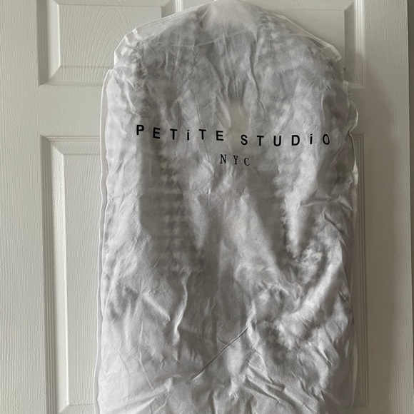 Petite Studio Black/white Plaid Long Coat Size XS - Picture 10 of 10